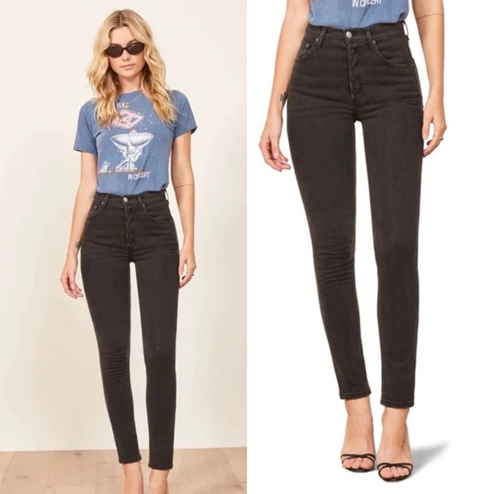 Reformation Serena High Skinny Argentine Wash Size 26